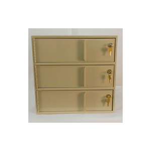 BANKING VAULT & SAFE INTERIORS 3 COMPARTMENT - 16-1/4"W X 17"D X 15-11/16"H BLACK by Fenco BANKING VAULT & SAFE INTERIORS 3 COMPARTMENT - 16-1/4"W X 17"D X 15-11/16"H BLACK by Fenco