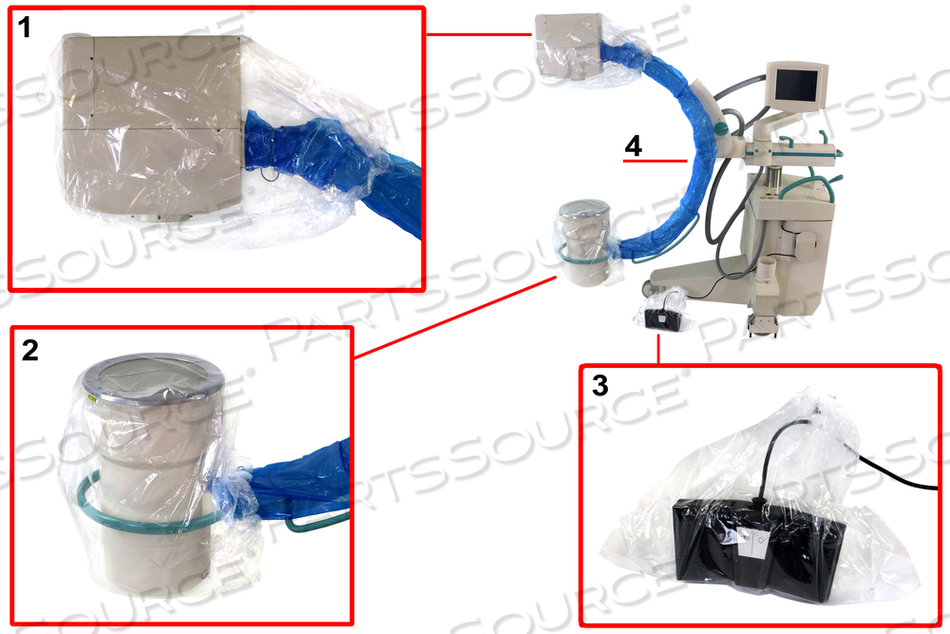 STRL, PACK, DISPOSABLES, 12 INCHÁ II, 20 PACK by OEC Medical Systems (GE Healthcare)