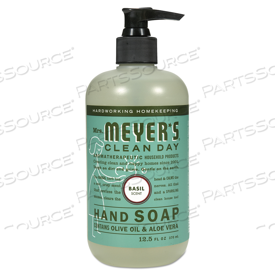 CLEAN DAY LIQUID HAND SOAP, BASIL, 12.5 OZ by Mrs. Meyer's CLEAN DAY LIQUID HAND SOAP, BASIL, 12.5 OZ by Mrs. Meyer's