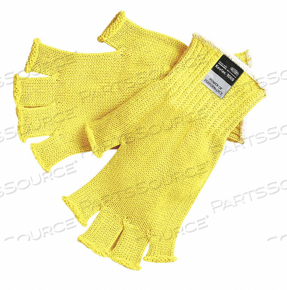 CUT RESISTANT GLOVES A3 L YELLOW PK12 by MCR Safety