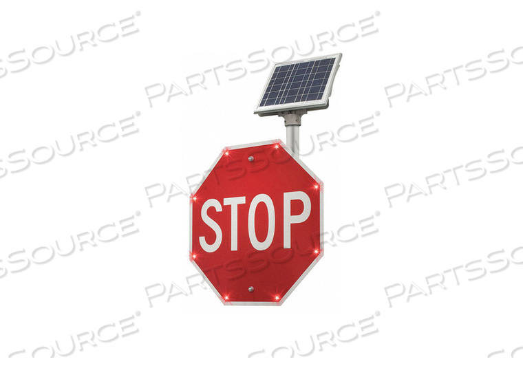 2180-00235 Blinkersigns LED STOP SIGN 24 IN H SOLAR For Sale
