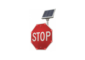 LED STOP SIGN 24 IN H SOLAR by Blinkersigns