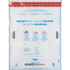 FRAUDSTOPPER TAMPER EVIDENT CLEAR DEPOSIT BAG, 15"W X 20"H, 100/PACK by Nelmar Security Packaging Systems FRAUDSTOPPER TAMPER EVIDENT CLEAR DEPOSIT BAG, 15"W X 20"H, 100/PACK by Nelmar Security Packaging Systems