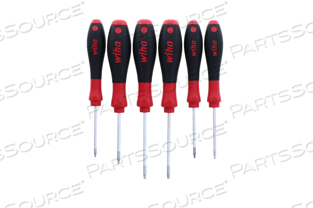 6 PIECE SOFTFINISH TORX SCREWDRIVER SET by Wiha Tools