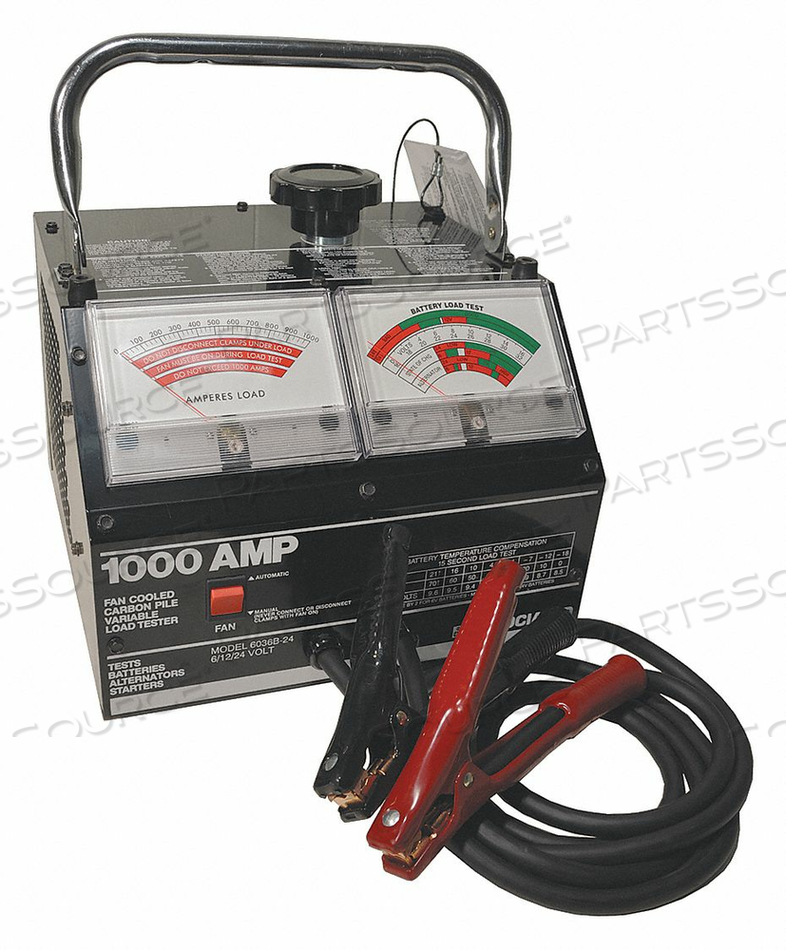 BATTERY TESTER ANALOG 6 TO 24V 1000A by Associated Equipment