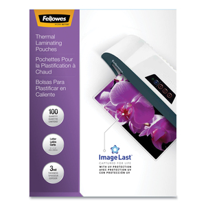 FELLOWES IMAGELAST LETTER, 100-PACK, CLEAR, GLOSSY LAMINATING POUCHES by Fellowes FELLOWES IMAGELAST LETTER, 100-PACK, CLEAR, GLOSSY LAMINATING POUCHES by Fellowes