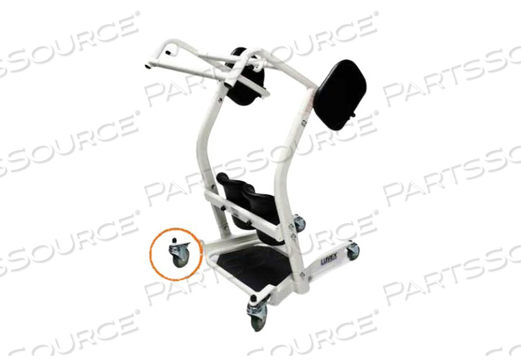 4-INCH REAR CASTER FOR PATIENT LIFT TRANSPORTER by Graham-Field (GF Health Products) 4-INCH REAR CASTER FOR PATIENT LIFT TRANSPORTER by Graham-Field (GF Health Products)