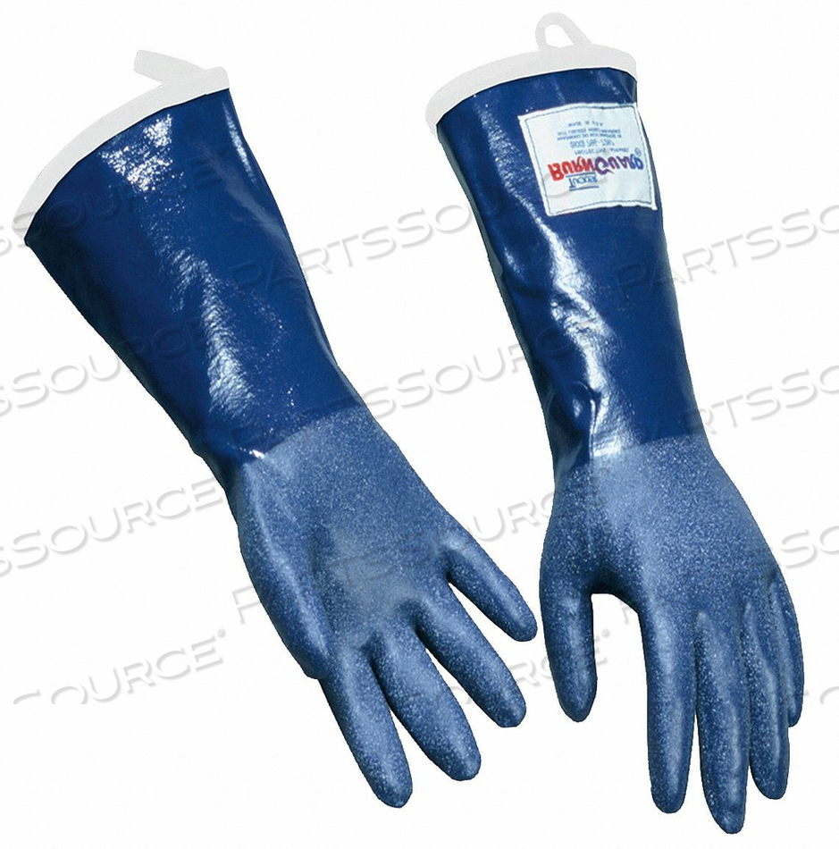 STEAM RESISTANT GLOVES BLUE M RUBBER PR by Daymark
