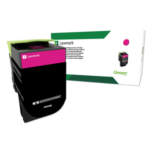 LEXMARK 801HM - HIGH YIELD - MAGENTA - ORIGINAL - TONER CARTRIDGE LCCP, LRP - FOR LEXMARK CX410DE, CX410DTE, CX410E, CX510DE, CX510DHE, CX510DTHE by Lexmark