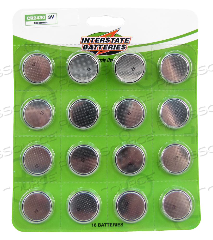 24.5 DIA X 3MM H 3V 285MAH LITHIUM COIN CELL BATTERY 