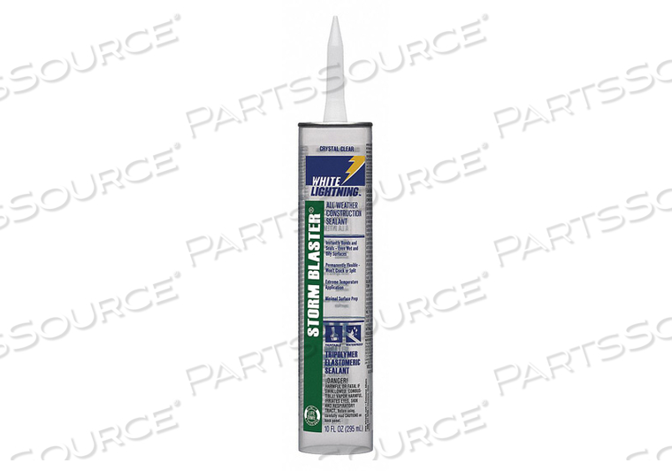 CONSTRUCTION SEALANT SOLVENT 10OZ. WHITE by White Lightning CONSTRUCTION SEALANT SOLVENT 10OZ. WHITE by White Lightning