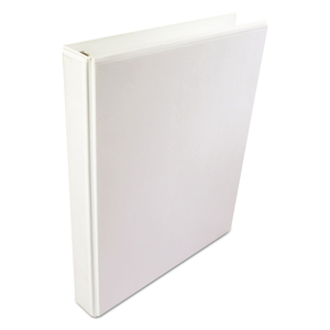 A4 INTERNATIONAL ROUND RING VIEW BINDER, 4 RINGS, 3" CAPACITY, 11.63 X 8.13, WHITE by Wilson Jones