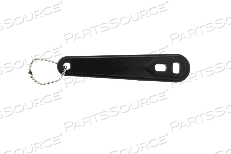 POLYCARBONATE CYLINDER WRENCH, W/ 4" LOOP CHAIN (10 PCS/PK) by Bay Corporation