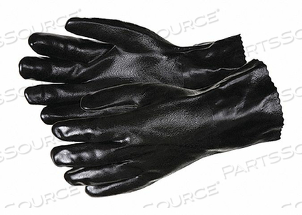 CHEM. RESISTNT GLOVS L BLK PVC PK12 by MCR Safety CHEM. RESISTNT GLOVS L BLK PVC PK12 by MCR Safety
