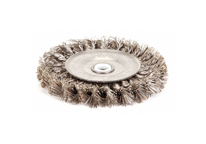 CRIMPED WIRE WHEEL BRUSH ARBOR HOLE by Weiler