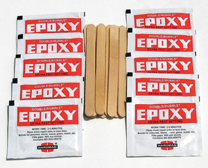 EPOXY FAST SETTING AMBER 3.5G PK10 by Hardman