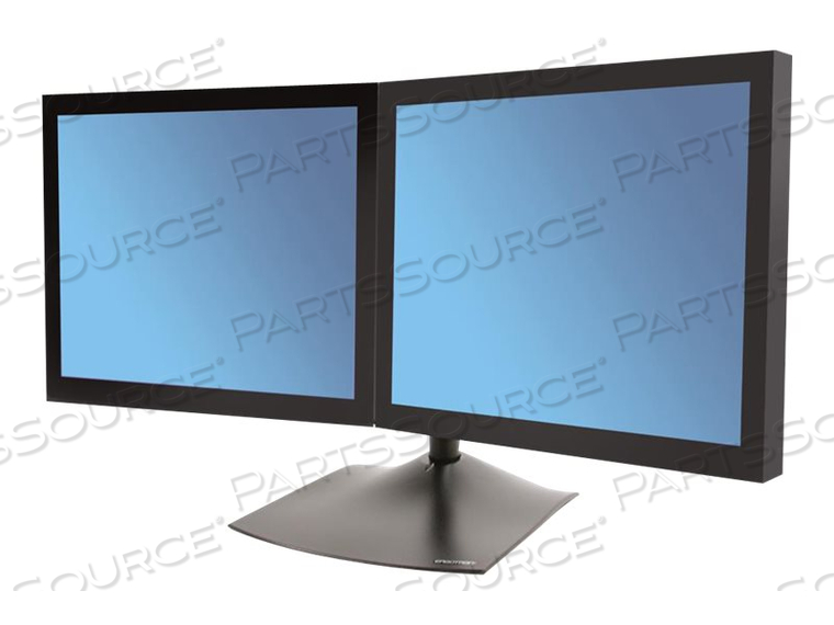 DS100 DUAL-MONITOR DESK STAND, HORIZONTAL by Ergotron, Inc.