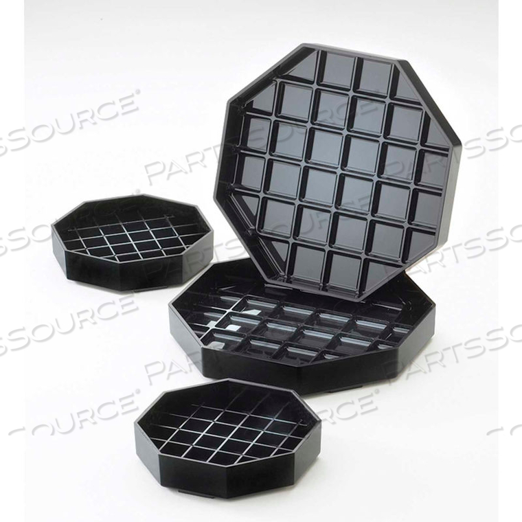 CHROME OCTAGON DRIP TRAY 4"W X 4"D X 1"H 