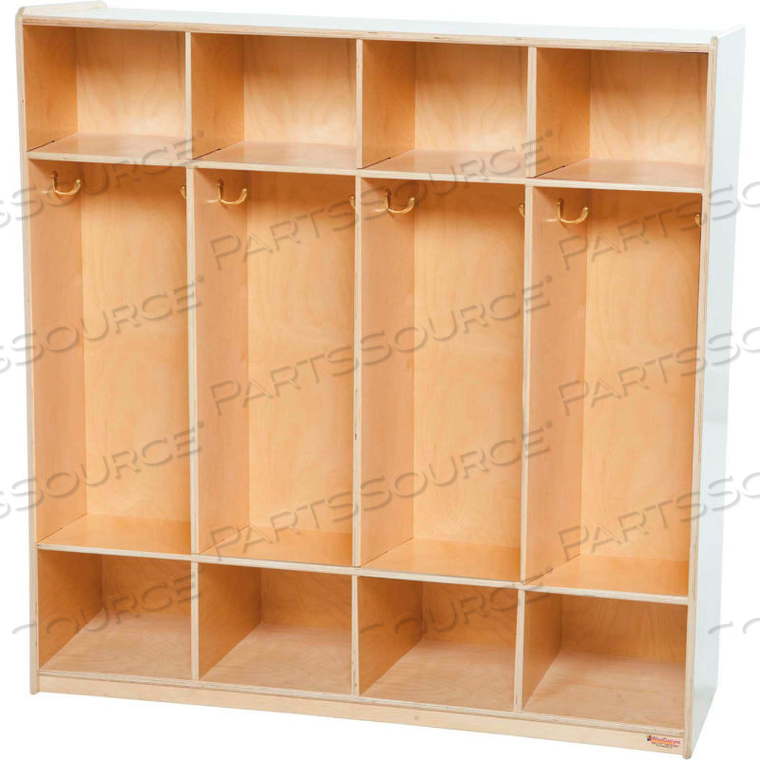 FOUR SECTION LOCKER by Wood Designs