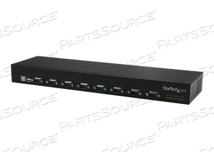 CONVERT A USB PORT INTO 8 RS232 SERIAL PORTS IN AN INDUSTRIAL RACK-MOUNTABLE CHA by StarTech.com Ltd.