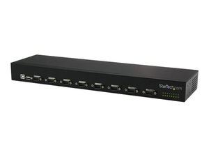 8 PORT USB TO SERIAL ADAPTER HUB - USB TO RS232 DAISY CHAIN - SERIAL ADAPTER - USB 2.0 - RS-232 X 8 - BLACK by StarTech.com Ltd.
