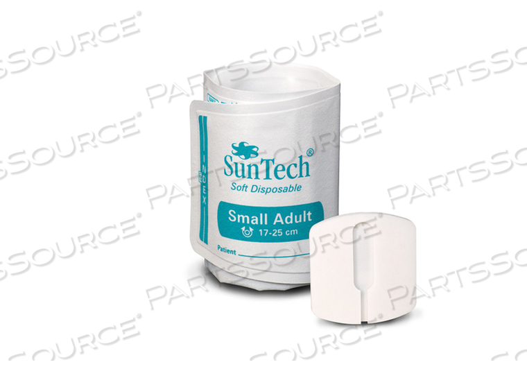DISPOSABLE SINGLE PATIENT USE BP CUFF, SMALL ADULT (17-25 CM) by SunTech Medical