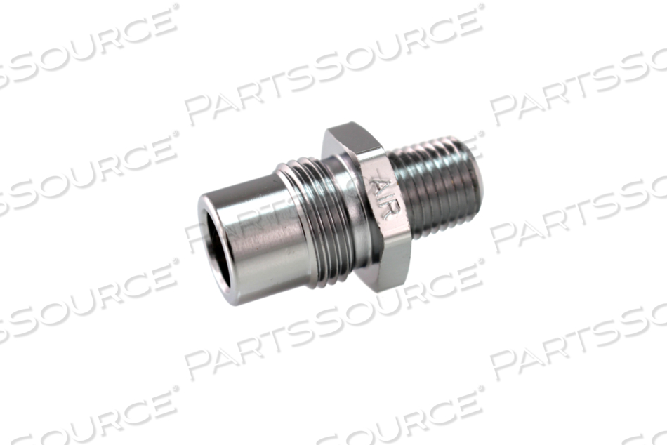 ADAPTER, DISS X 1/4 IN MNPT, YELLOW, AIR by Bay Corporation