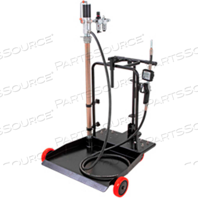PROLUBE 45835 TROLLEY MOUNTED OIL PUMP KIT, 3:1 AIR OPERATED PUMP, HOSE & DIGITAL CONTROL GUN by Matrix Management Inc