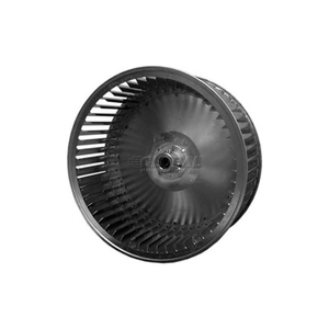 SINGLE INLET BLOWER WHEEL, 7-7/16" DIA., CW, 1650 RPM, 1/2" BORE, 3-1/4"W, GALVANIZED by Lau