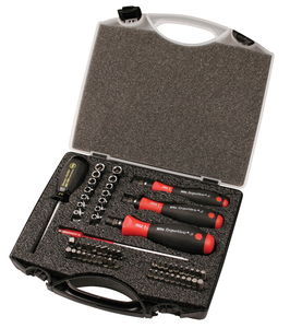 59 PIECE TORQUEVARIO BIT SET by Wiha Tools