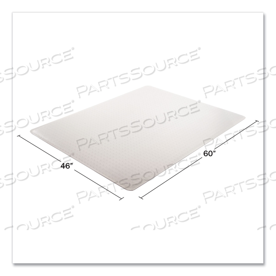 EXECUMAT ALL DAY USE CHAIR MAT FOR HIGH PILE CARPET, 46 X 60, RECTANGULAR, CLEAR by Deflecto