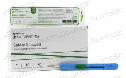 PREVENT® MX SAFETY SCALPEL, SIZE 11 (10 PER BOX) by McKesson PREVENT® MX SAFETY SCALPEL, SIZE 11 (10 PER BOX) by McKesson