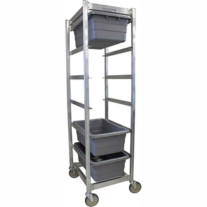 PVI ALUMINUM LUG CART - 6 LUG CAP. UNASSEMBLED 27"L X 20"W X 70-1/2"H, GRAY, NO LUGS by Prairie View Industries Inc.