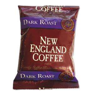 COFFEE PORTION PACKS, FRENCH DARK ROAST, 2.5 OZ PACK, 24/BOX by New England Coffee