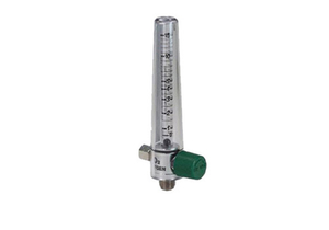 COMPACT OXYGEN FLOWMETER, 0 TO 15 LPM FLOW, POLYCARBONATE HOUSING, ALUMINUM BODY, PURITAN BENNETT, 50 PSI, 70 DEG F, CHROME PLATED by Precision Medical, Inc.