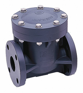 SWING CHECK VALVE PVC 3/4 FLANGE by Asahi