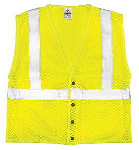 FLAME RSIST HI VIS VEST CLASS 2 4XL LIME by ML Kishigo