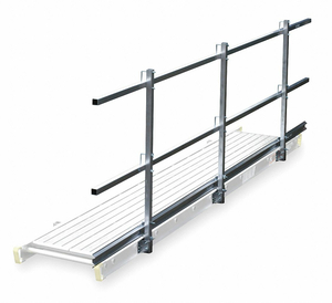 GUARD RAIL AND TOE BOARD SYSTEM 24 FT L by Werner