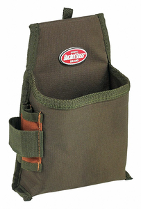 TOOL POUCH BROWN/GREEN 1 POCKET 6-1/2 W by Bucket Boss