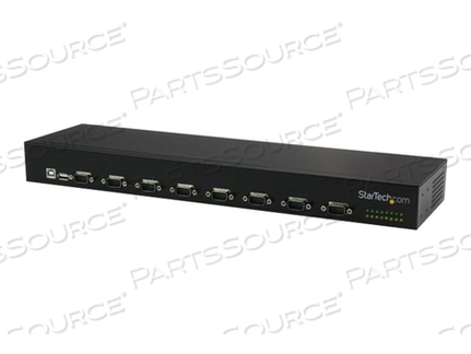CONVERT A USB PORT INTO 8 RS232 SERIAL PORTS IN AN INDUSTRIAL RACK-MOUNTABLE CHA by StarTech.com Ltd.