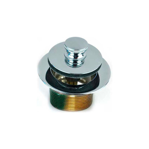 WATCO PUSH PULL TUB CLOSURE 1-5/8" - 16 THREAD W/BUSHING ADAPTER, OIL RUBBED BRONZE by Eagle Mountain Products Co.