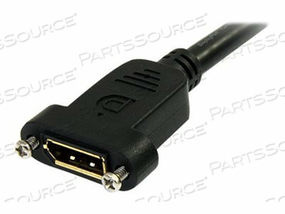 3FT PANEL MOUNT DISPLAYPORT CABLE (MALE TO FEMALE), 4K X 2K VIDEO (3840X2400P 60 by StarTech.com Ltd.