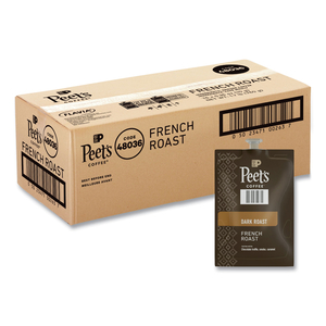 PEET'S FRENCH ROAST COFFEE FRESHPACK, FRENCH ROAST, 0.35 OZ POUCH, 76/CARTON by FLAVIA