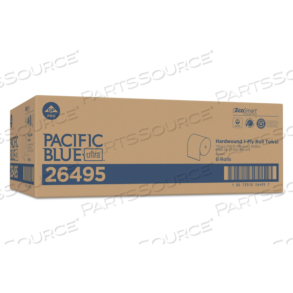PACIFIC BLUE ULTRA PAPER TOWELS, 7.87" X 1,150 FT, NATURAL/CARTON by Georgia-Pacific