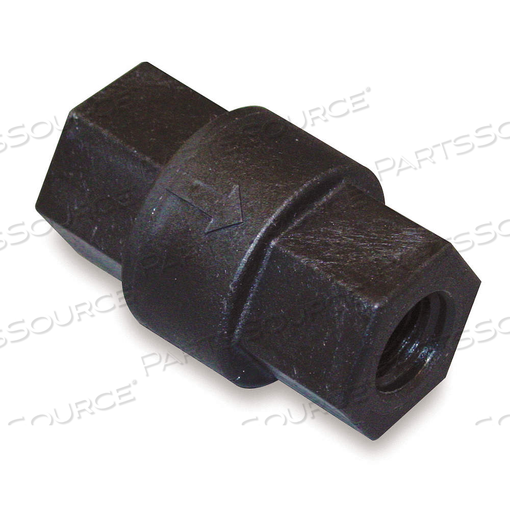 BALL CONE SPRING CHECK VALVE, POPPET, INLINE VALVE BODY, 1/4 IN PIPE SIZE, FEMALE by Approved Vendor BALL CONE SPRING CHECK VALVE, POPPET, INLINE VALVE BODY, 1/4 IN PIPE SIZE, FEMALE by Approved Vendor