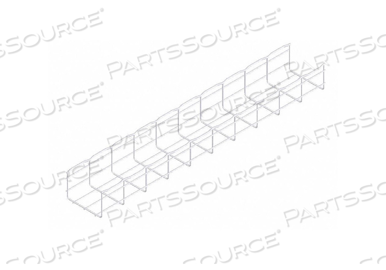 WIRE MESH CABLE TRAY 6X4IN 10 FT by Cablofil WIRE MESH CABLE TRAY 6X4IN 10 FT by Cablofil