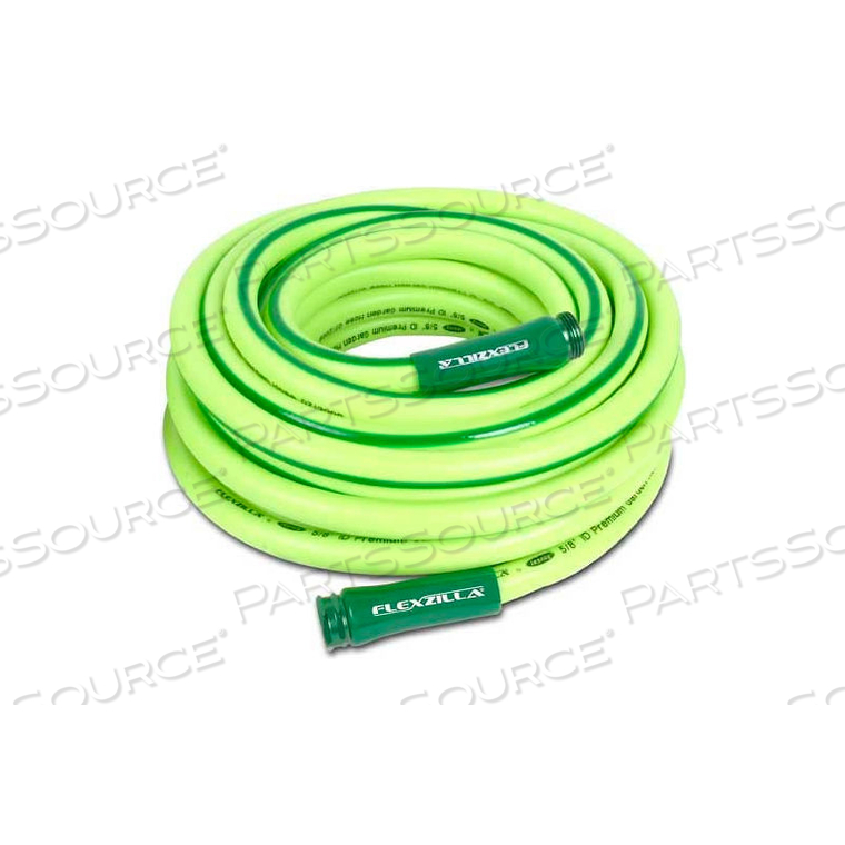 FLEXZILLA ZILLAGREEN GARDEN HOSE W/ 3/4" GHT FITTINGS, 5/8" DIA. X 75'L by Legacy