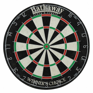 DARTBOARD BLACK SISAL BOARD STYLE by Hathaway