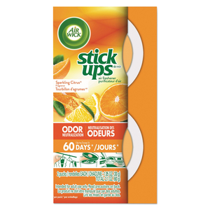 STICK UPS AIR FRESHENER, 2.1 OZ, SPARKLING CITRUS, 12/CARTON by Air Wick