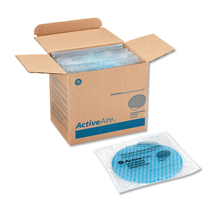 ACTIVEAIRE DEODORIZER URINAL SCREEN WITH SIDE TAB, COASTAL BREEZE SCENT, BLUE, 12/CARTON by Georgia-Pacific ACTIVEAIRE DEODORIZER URINAL SCREEN WITH SIDE TAB, COASTAL BREEZE SCENT, BLUE, 12/CARTON by Georgia-Pacific